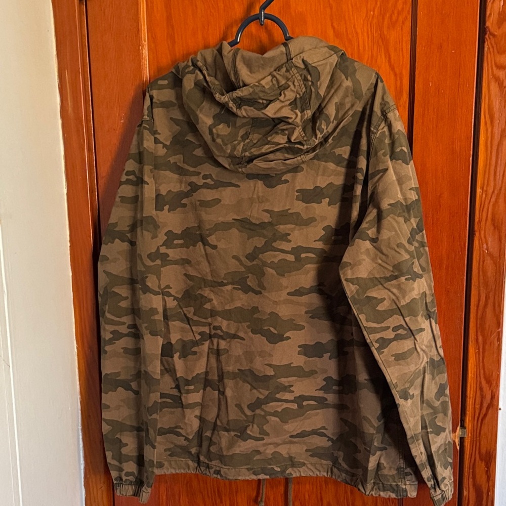 Camouflage Hooded Jacket 100% Cotton Men’s Size XL - Picture 8 of 8